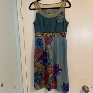 Anthropologie Floreat Manor Gates dress Size 6